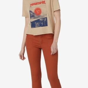 🌹👚 New Toad & Co Organic Cotton Graphic Print Tee Shirt Top Women’s Size XS